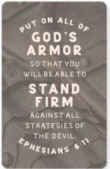 God's Armor, Ephesians 6:11 Logos Tap Wallet Card