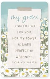 My Grace, 2 Corinthians 12:9 Logos Tap Wallet Card