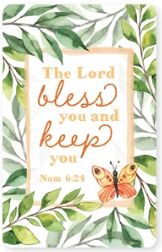 Bless You, Num 6:24 Logos Tap Wallet Card