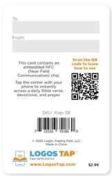 Praise the Lord, Psalm 106:1 Logos Tap Wallet Card