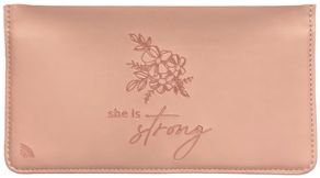 She is Strong, Proverbs 31:25 Logos Tap Slim Wallet