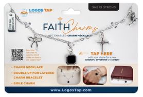 She is Strong Logos Tap Faith Charms