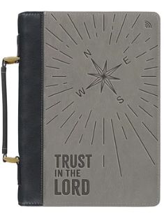 Trust in the Lord, Pro 3:5 Logos Tap Bible Cover, Size: Medium