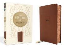 NIV, Heritage Bible, Page Edge Art Edition, Leathersoft, Brown, Red Letter, Comfort Print