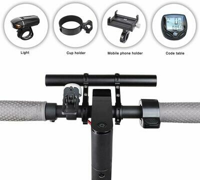 Rallonge de guidon pour scooters / vélos pour scooter Xiaomi M365 et planche à roulettes électrique Ninebot Es1 Es2