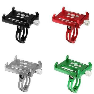 Support de téléphone en métal pour Xiaomi Mijia M365 (noir / rouge / argent / vert)