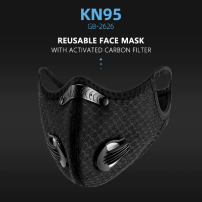 Masque Antipollution pour 2 roues - PM2.5 Masque Antipollution pour 2 roues - PM2.5