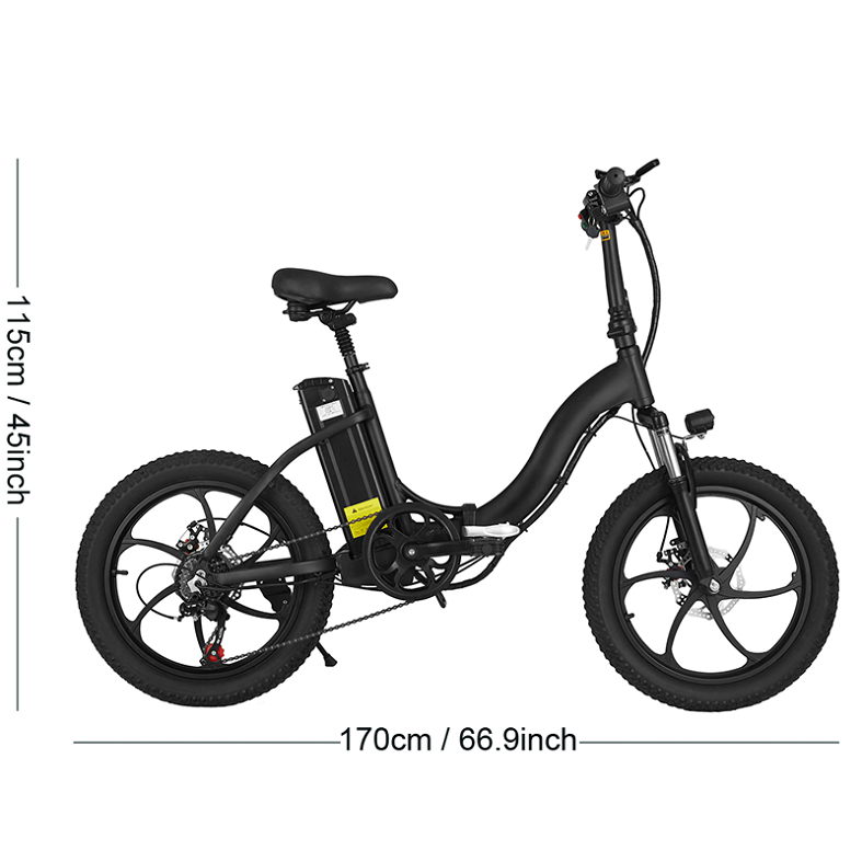 Vélo électrique Pliable Curveo - Roues tout terrain