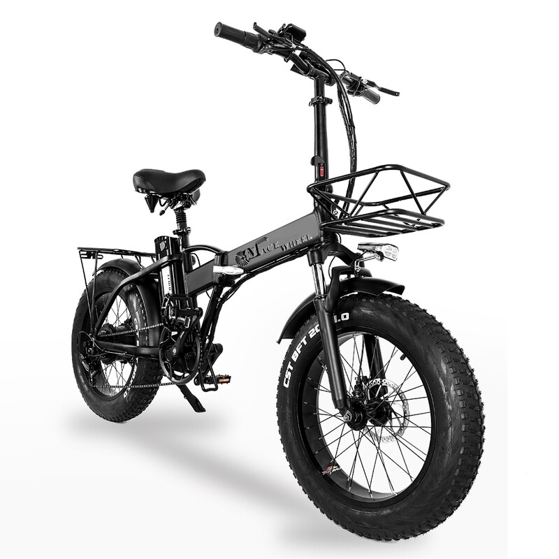 Vélo électrique Fatbike Pneus Cross XXL - Pliable - Moteur Ultra Puissant