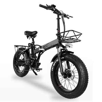 Vélo électrique Fatbike Pneus Cross XXL - Pliable - Moteur Ultra Puissant