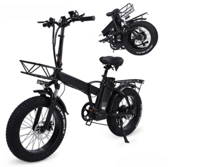 Vélo électrique Fatbike Pneus Cross XXL - Pliable - Moteur Ultra Puissant