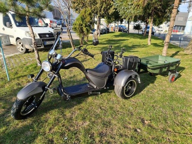 Scooter électrique 3 roues City Coco TRIPLE XXX 4000W  deux places - Homologué route