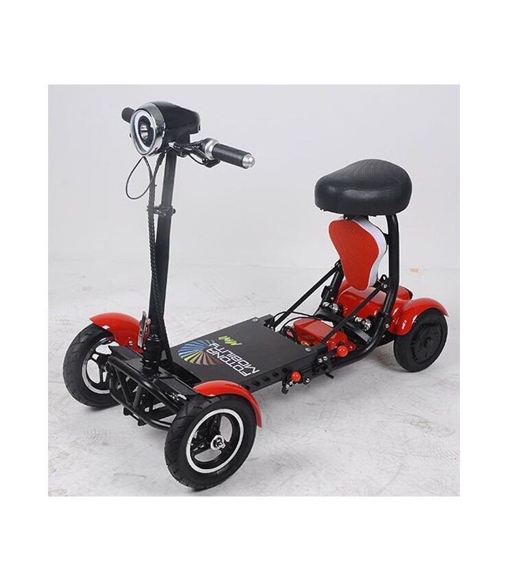 Scooter Mobilité Scooter Mobilité De Voyage À 3 Roues Voyage Léger Pliable  Avec Chargeur Et Panier Fauteuils Roulants Électriques Scooters Motorisés