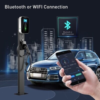 Wallbox connectée avec câble type 2 - Wifi et Bluetooth