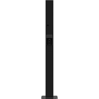 Poteau support de wallbox + support de prise type 2 et câble