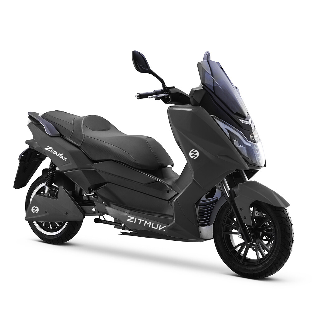 Maxi Scooter Electrique 125cm3 Zeta Max 9K, Coloris: Noir