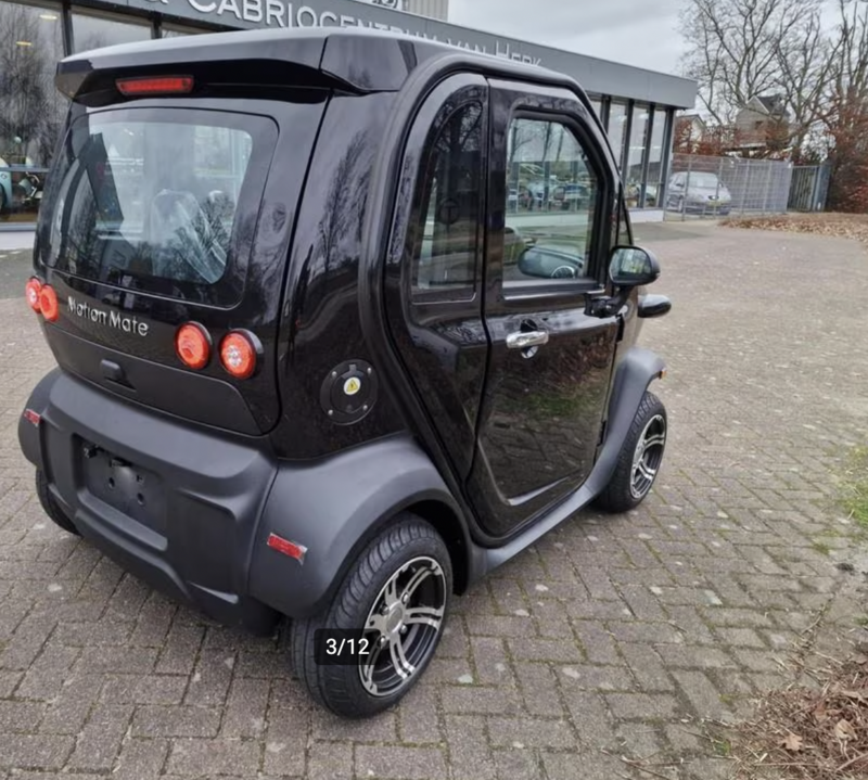 Voiture Electrique Sans permis 4 roues Luqi EV3000 - 150km Autonomie - Homologuée Route