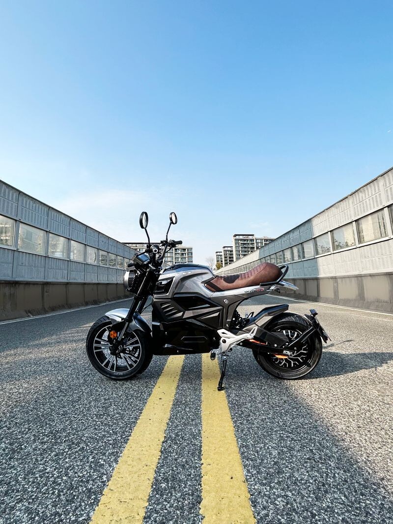 Moto électrique 125 cm3 - E-vidar - Batterie Amovible -  120 km Autonomie