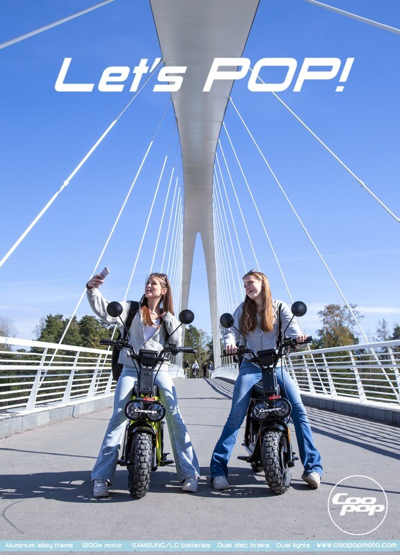 Scooter Electrique Coopop 50cc - Homologué route