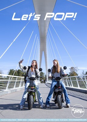 Scooter Electrique Coopop 50cc - Homologué route