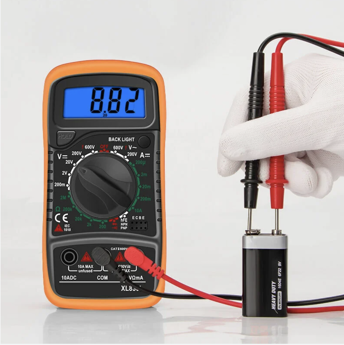 Multimètre Numérique XL830L 2000  Testeur de Batterie