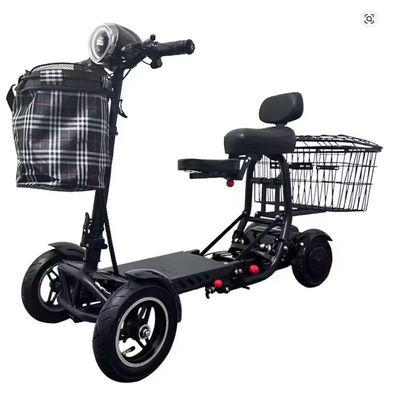 Scooter Electrique 4 roues PMR Mini Urban Voyage Pliable Scooter Electrique 4 roues PMR Mini Urban Voyage Pliable