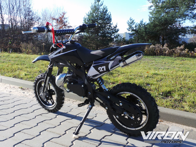 Mini moto cross enfant enduro 49cc - NOIR