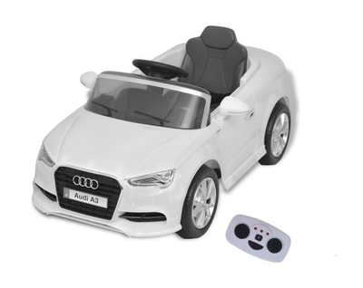 Voiture électrique pour enfants télécommandée Audi A3 Blanc