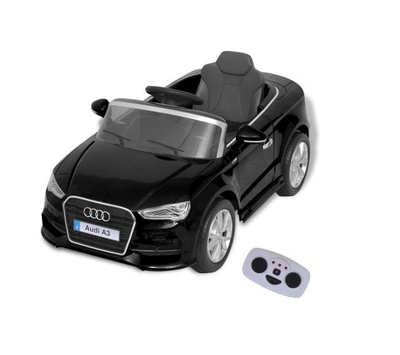 Voiture électrique pour enfants télécommandée Audi A3 Noir