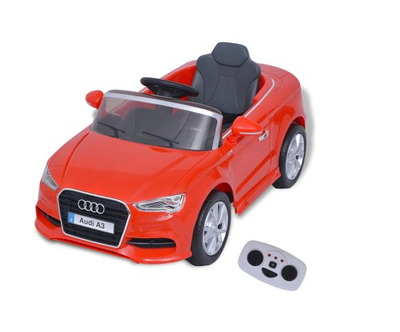 Voiture électrique pour enfants télécommandée Audi A3 Rouge