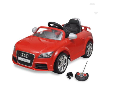 Voiture électrique pour enfant Audi TT RS rouge avec télécommande