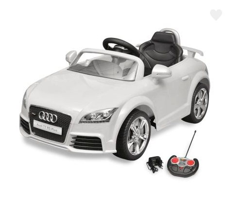 Voiture électrique pour enfant Audi TT RS blanc avec télécommande - 1