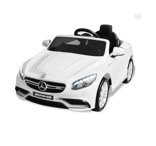 Voiture électrique pour enfants Mercedes Benz AMG S63 Blanc