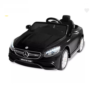 Voiture électrique pour enfants Mercedes Benz AMG S63 Noir