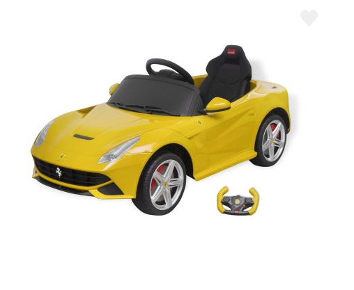 Voiture de course Ferrari F12 Jaune avec télécommande