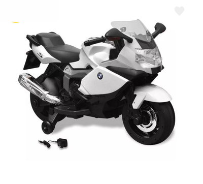 Moto électrique BMW K1300 S blanc pour enfant Moto électrique BMW K1300 S blanc pour enfant
