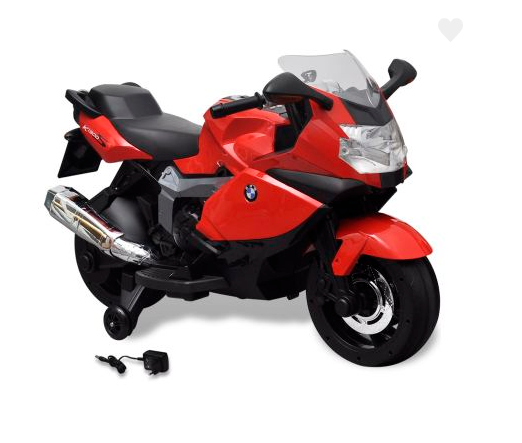 Moto électrique BMW K1300 S rouge pour enfant