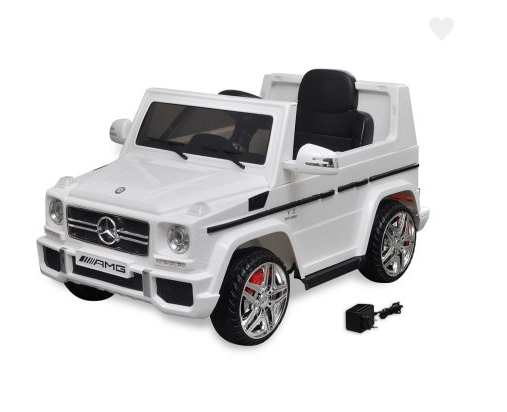 Voiture SUV électrique Mercedes Benz G65 2 moteurs Blanc
