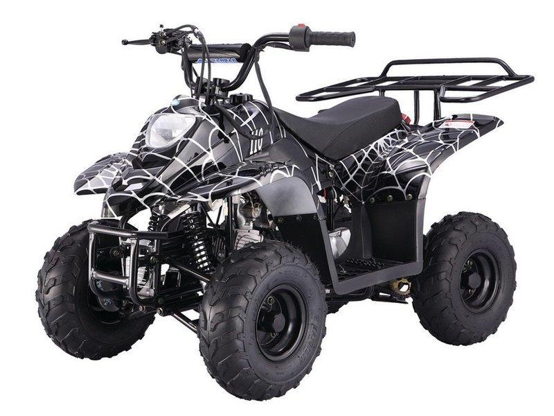 Quad à essence 110CC - 4 TEMPS - Noir araignée  - 1