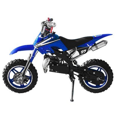 Mini moto cross enfant enduro 49cc Bleu Mini moto cross enfant enduro 49cc Bleu