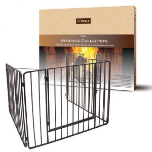 HERITAGE PREMIUM STOVE GUARD WITH GATE
