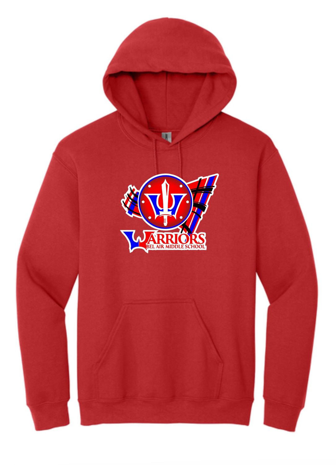 Bel Air Middle Hoodie Red