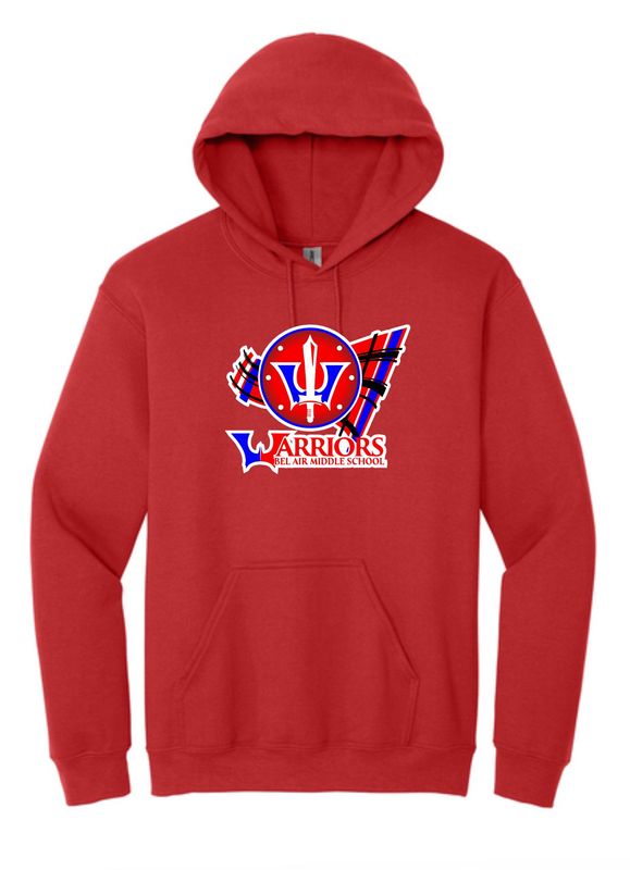 Bel Air Middle Hoodie Red
