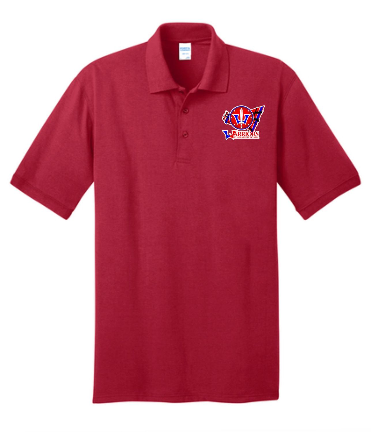 Bel Air Middle School Red Polo