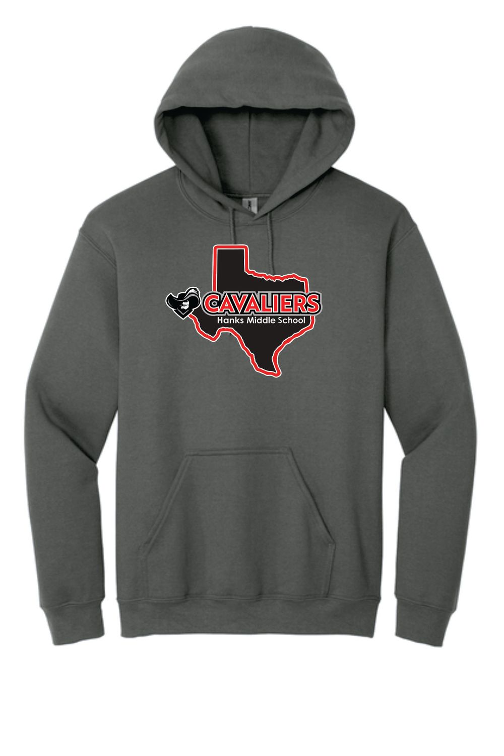Hanks Middle Hoodie Charcoal
