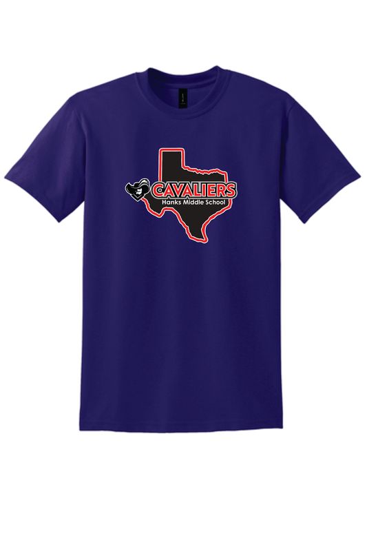 Hanks Middle School Purple Star T-Shirt