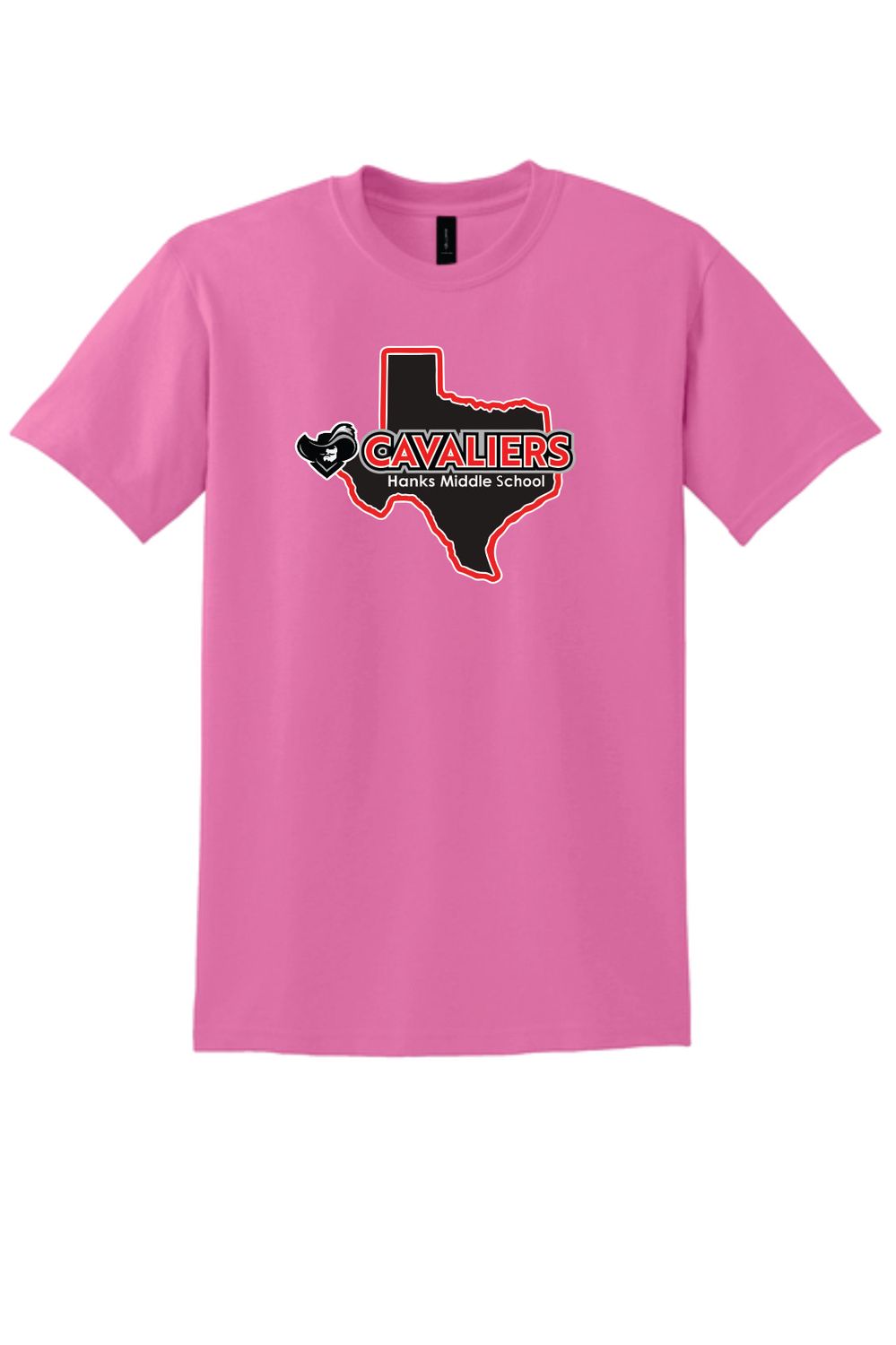 Hanks Middle School Pink T-Shirt