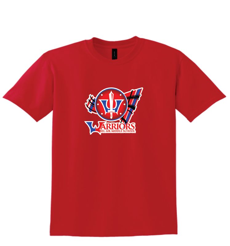 Bel Air Middle T- Shirt Red Large Logo