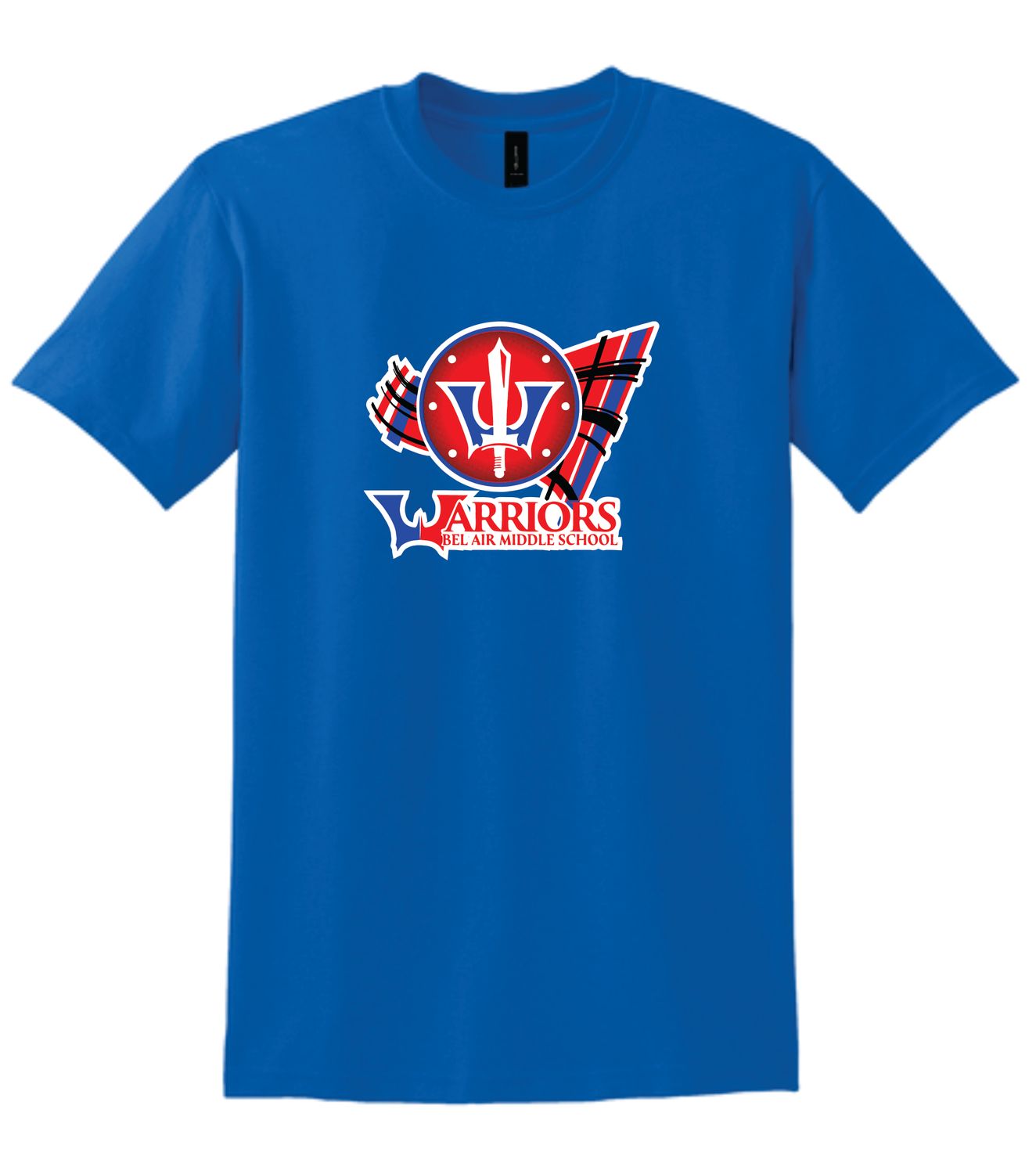 Bel Air Middle T- Shirt Blue Large Logo