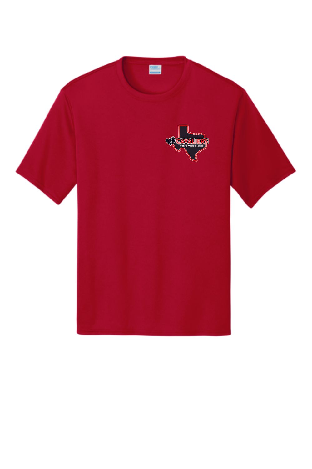 Hanks Middle Dri-Fit Red Left Chest Logo